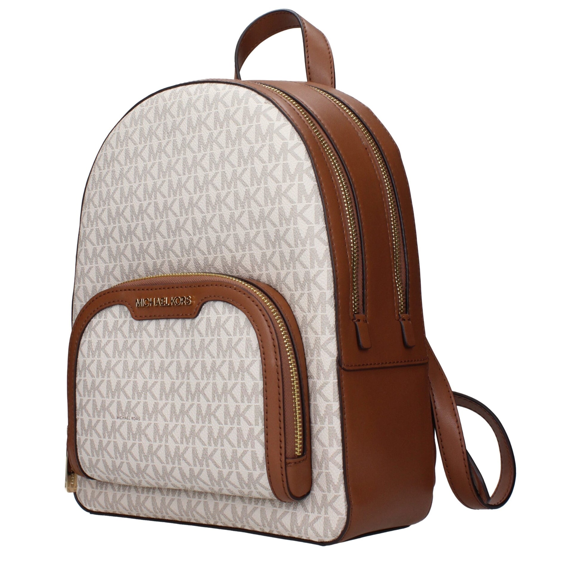 Beige Fabric Backpacks Michael Kors