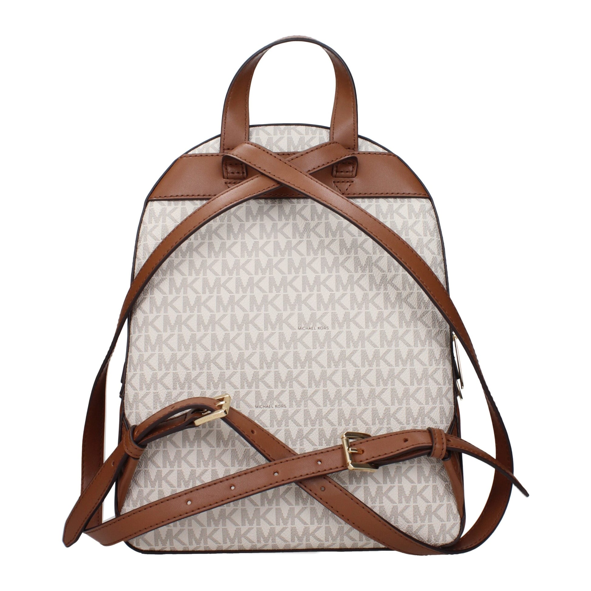 Beige Fabric Backpacks Michael Kors