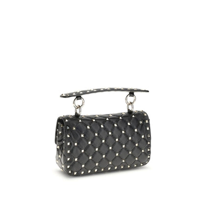 Small Leather Rockstud Spike Handbag Valentino Garavani