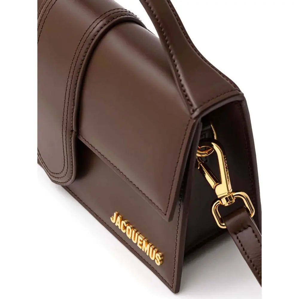 Brown Leather Handbag Jacquemus