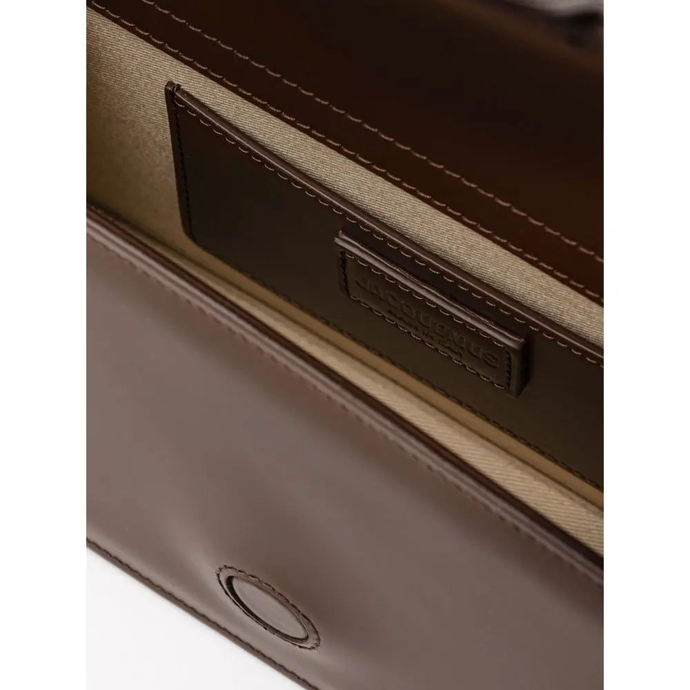 Brown Leather Handbag Jacquemus