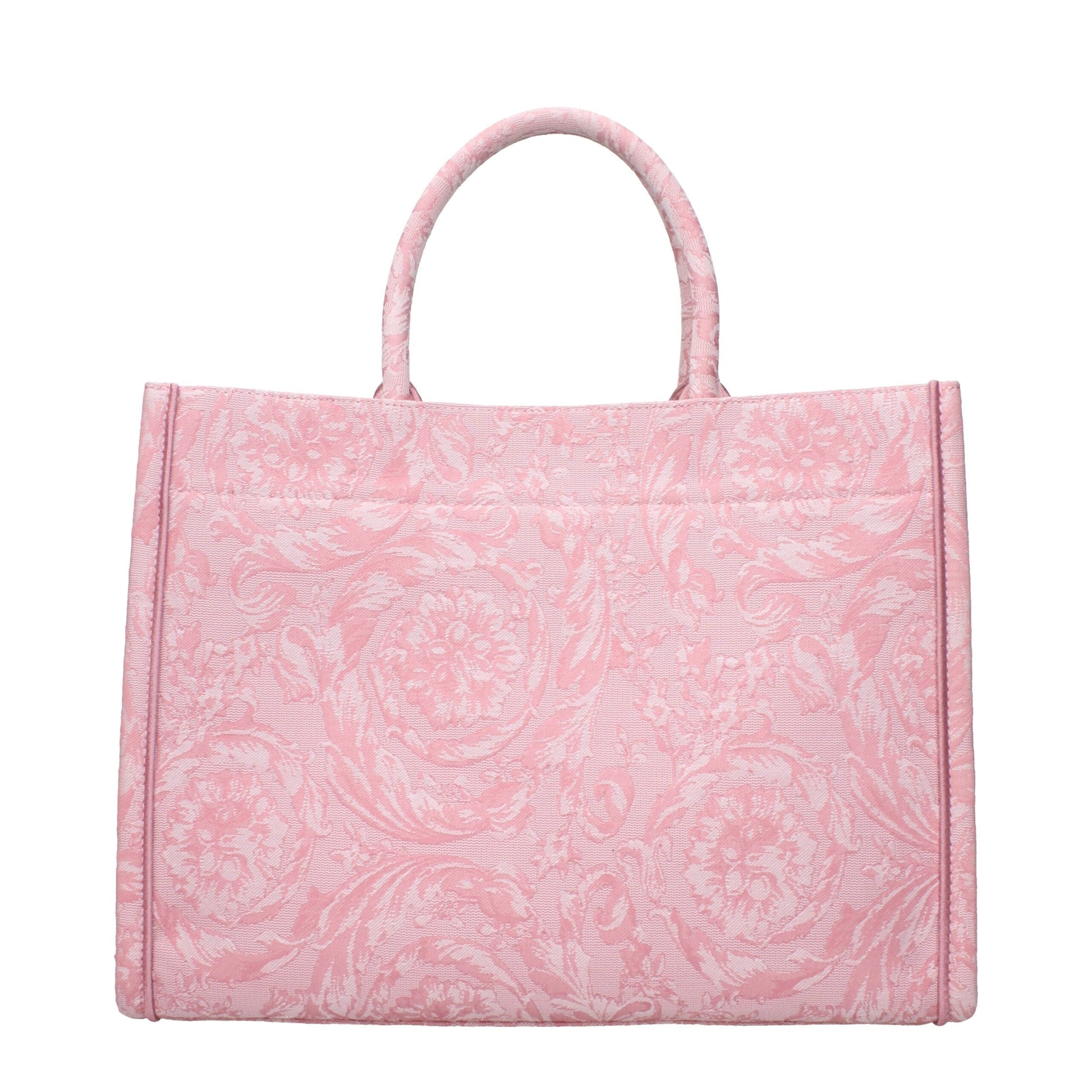 Pink Fabric Handbags Versace