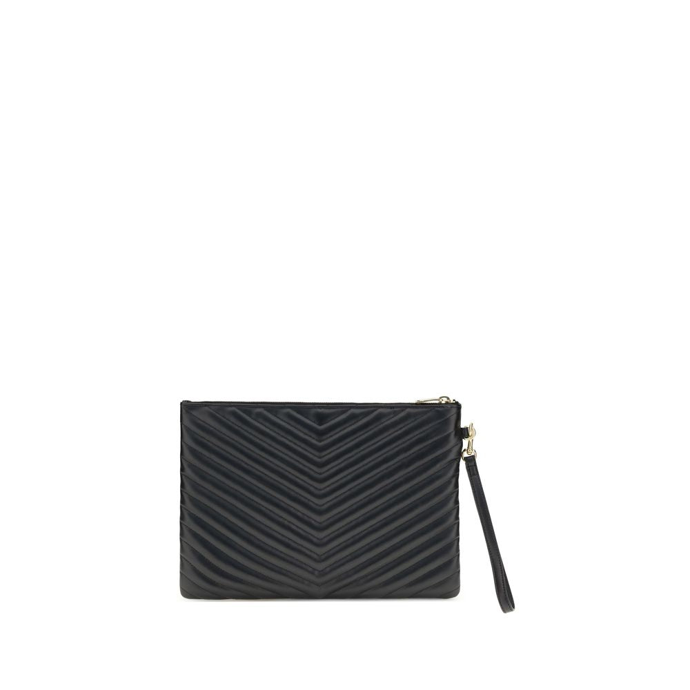Matelassé leather Pouch Saint Laurent