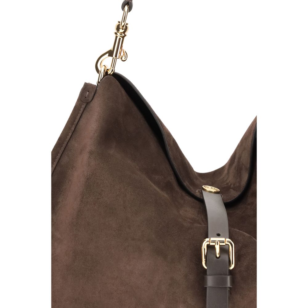 Suede Pony Shoulder Bag