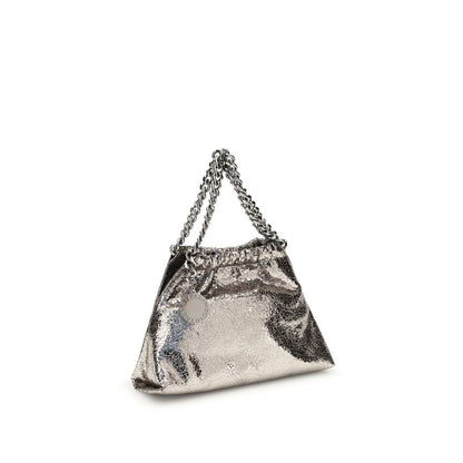 Metallic crackle-effect Falabella Shoulder Bag Stella McCartney