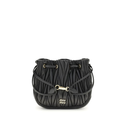Matelassé nappa leather Pouch Miu Miu