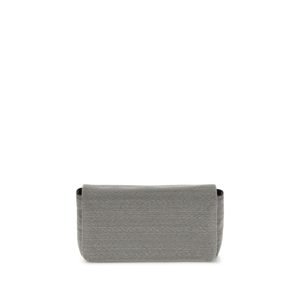 Precious Flap Shoulder Bag Brunello Cucinelli