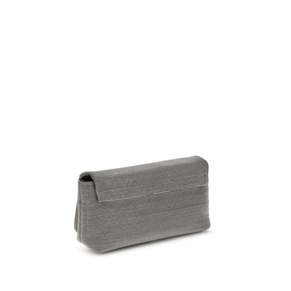 Precious Flap Shoulder Bag Brunello Cucinelli