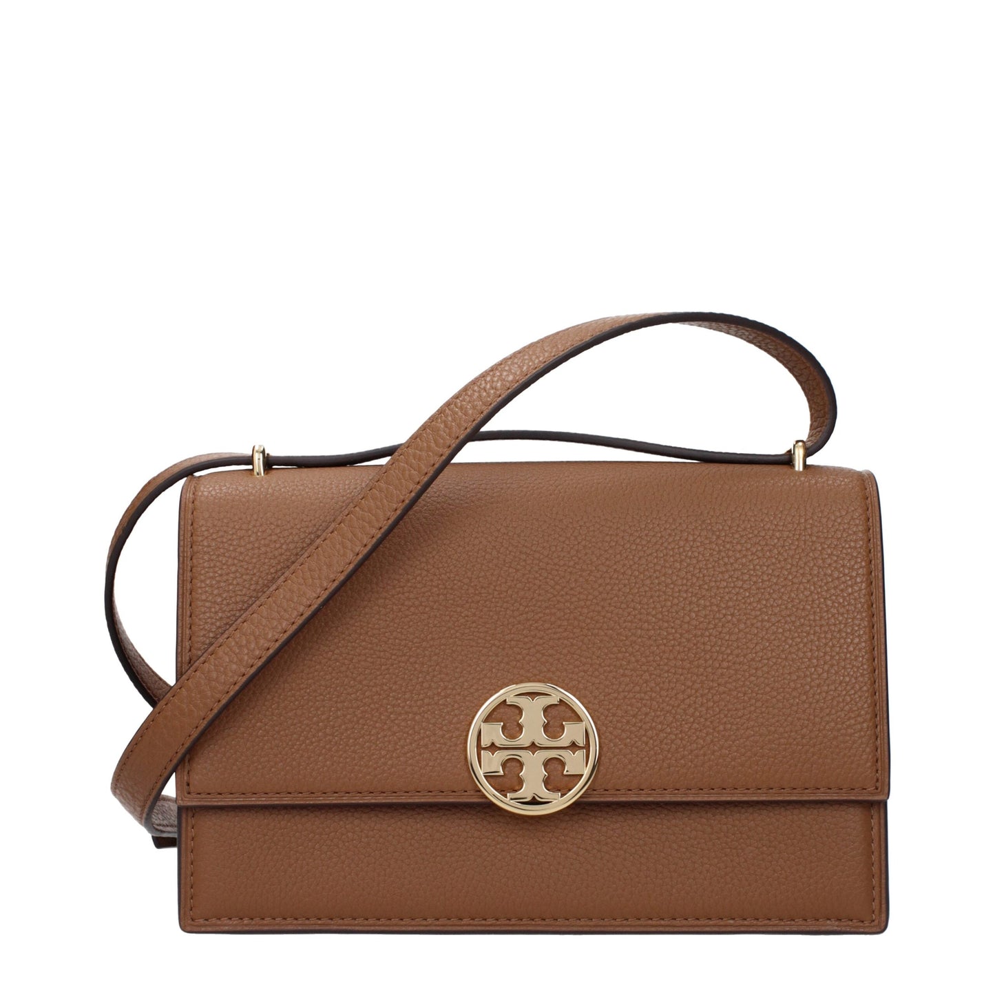 Brown Leather Crossbody Bags Tory Burch