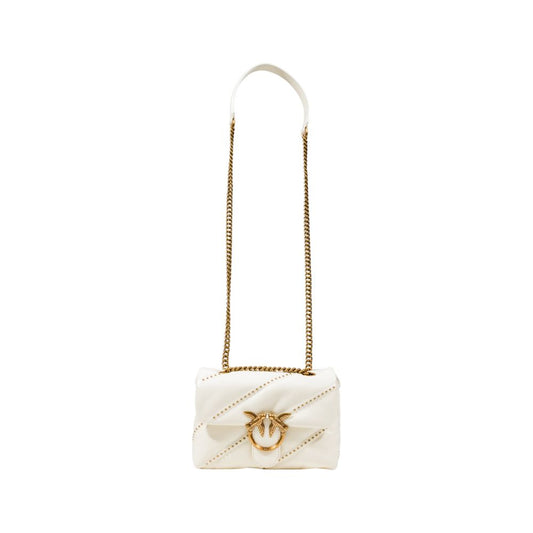 White Polyethylene Handbag PINKO