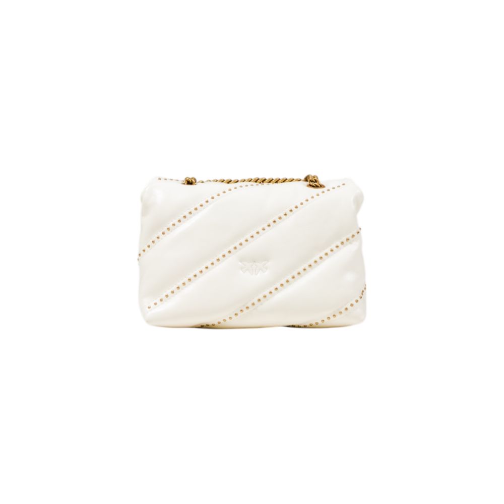 White Polyethylene Handbag PINKO