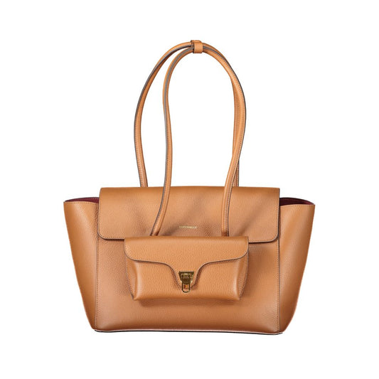 Brown Leather Women Handbag Coccinelle