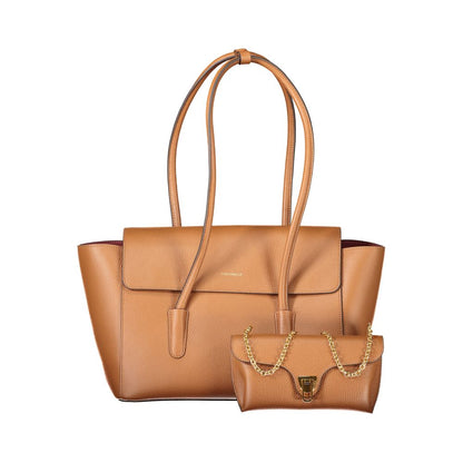 Brown Leather Women Handbag Coccinelle